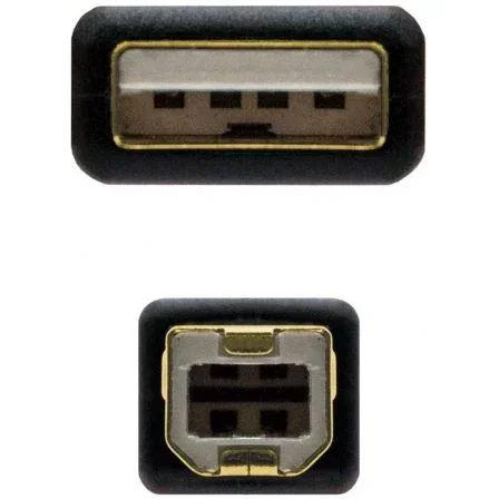 Nanocable 10.01.1203 Cable USB 2.0 Impresora USB A/B Macho-Macho 3m Negro